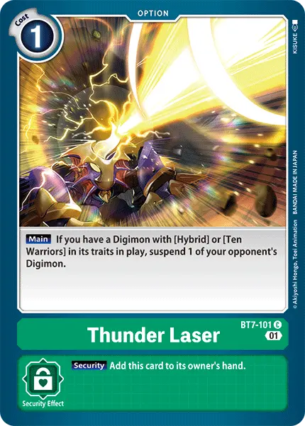 Thunder Laser [Bt7-101] [Next Adventure] 1