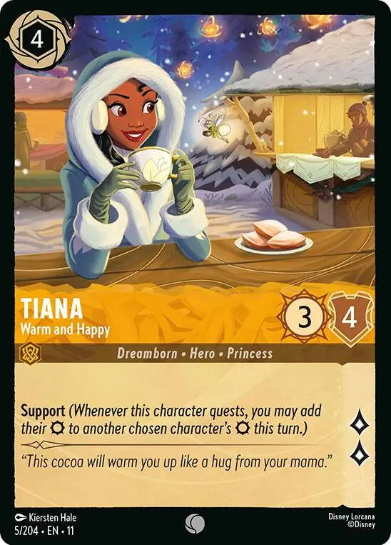Tiana - Warm And Happy (5/204) [Winterspell] 1