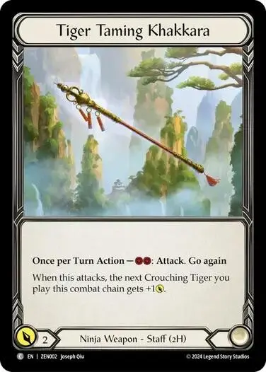 Tiger Taming Khakkara [Zen002] (Part The Mistveil Zen Blitz Deck) 1