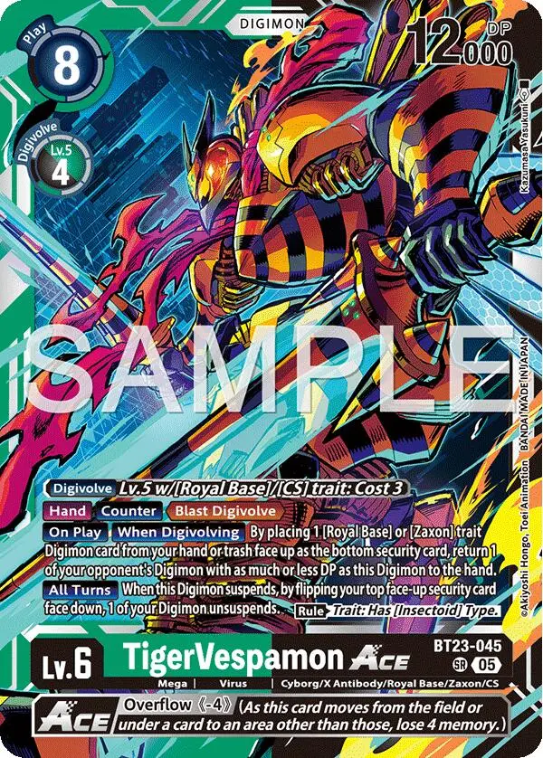 Tigervespamon Ace [Bt23-045] [Hackers' Slumber] 1