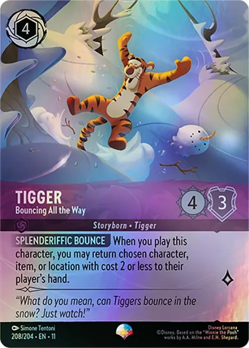 Tigger - Bouncing All The Way (Epic) (208/204) [Winterspell] 1