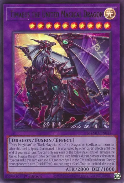Timaeus The United Magical Dragon [Mzmu-En012] Ultra Rare 1