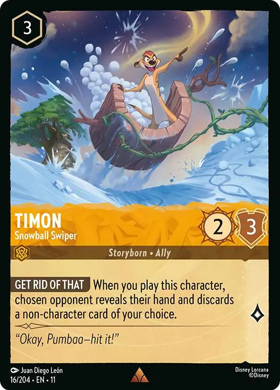 Timon - Snowball Swiper (16/204) [Winterspell] 1