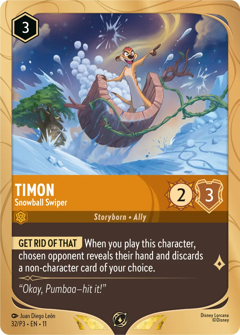 Timon - Snowball Swiper (32) [Promo Cards] 1