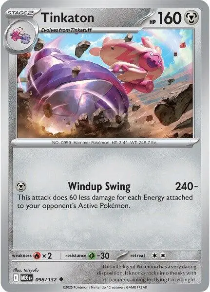 Tinkaton (098/132) [Mega Evolution: Base Set] 1