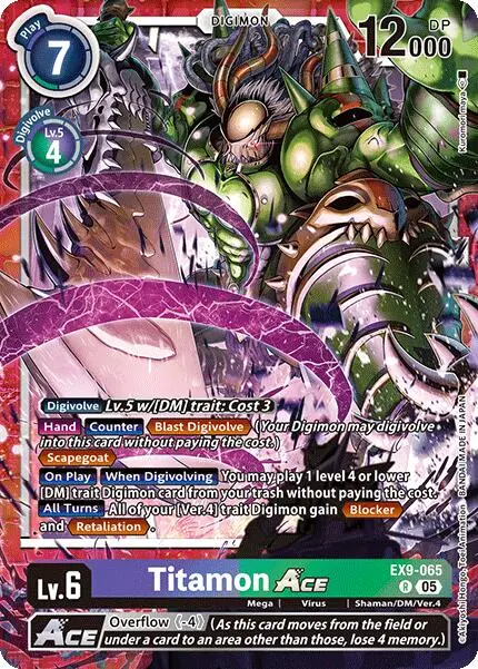 Titamon Ace [Ex9-065] [Versus Monsters] 1