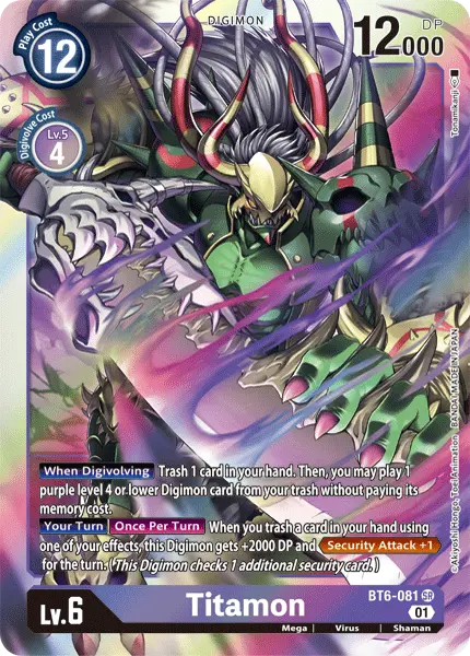 Titamon [Bt6-081] [Double Diamond] 1