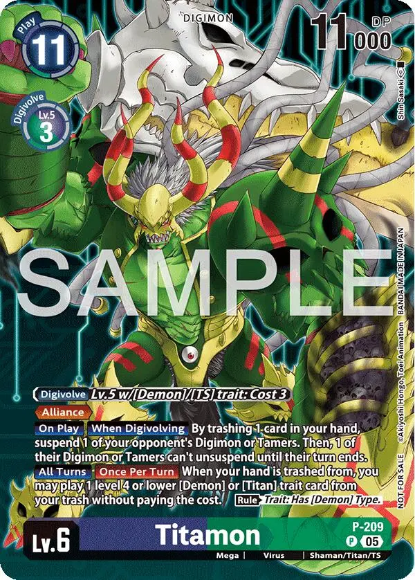 Titamon [P-209] (Hacker's Slumber Box Promotion Pack) [Promotional Cards] 1