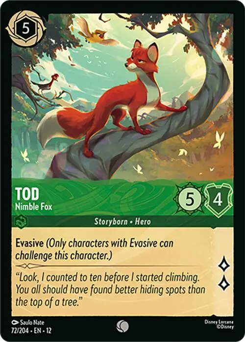 Tod - Nimble Fox (72/204) [Wilds Unknown] 1