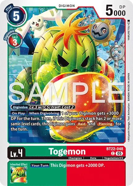 Togemon [Bt22-048] [Cyber Eden] 1