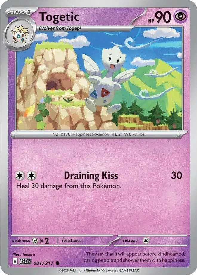 Togetic (081/217) [Mega Evolution: Ascended Heroes] 1