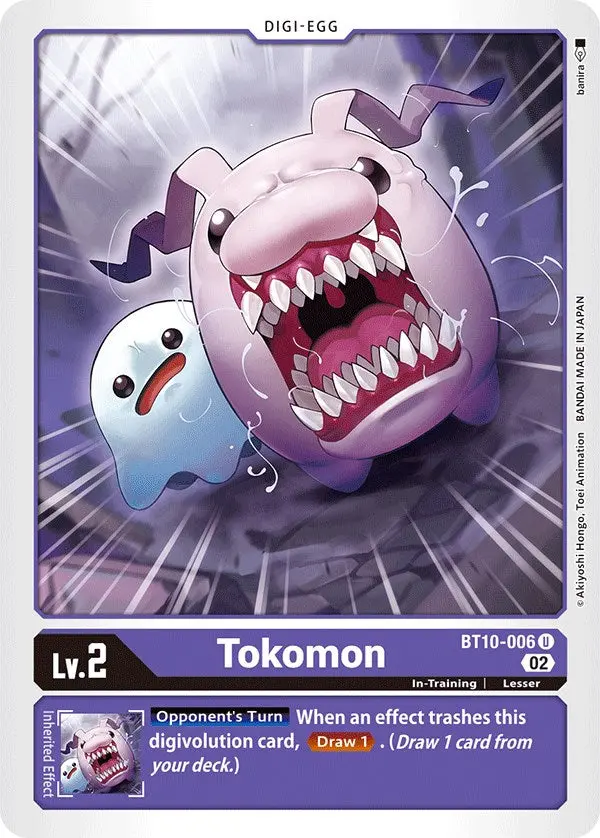 Tokomon [Bt10-006] [Xros Encounter] 1