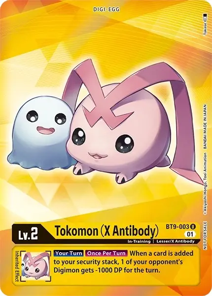 Tokomon (X Antibody) [Bt9-003] (Alternative Art - Box Topper) [X Record] 1