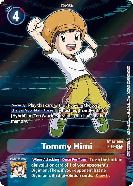 Tommy Himi [Bt18-089] (Release Special Booster Ver.2.0: Box Promotion Pack) [Release Special Booster Ver.2.0] 1