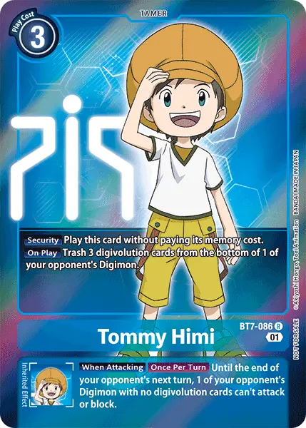 Tommy Himi [Bt7-086] (Alternative Art - Box Topper) [Next Adventure] 1