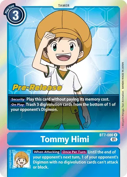 Tommy Himi [Bt7-086] [Next Adventure Pre-Release Cards] 1