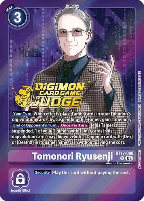 Tomonori Ryusenji [Bt17-090] (Judge Pack 6) [Secret Crisis] 1