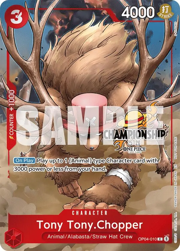 Tony Tony.Chopper (Cs 25-26 Celebration Pack) [One Piece Promotion Cards] 1