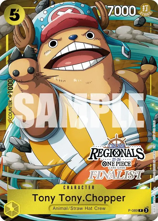 Tony Tony.Chopper (Online Regional Finalist Card Set 2025 Vol.2) [One Piece Promotion Cards] 1