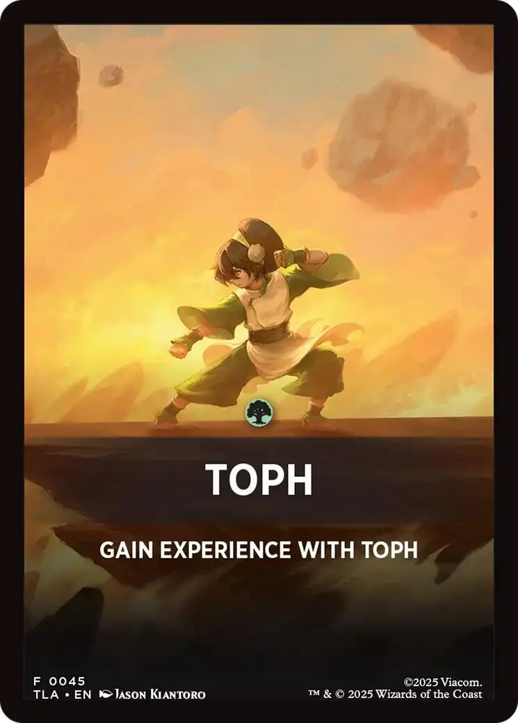 Toph Theme Card [Avatar: The Last Airbender Tokens] 1