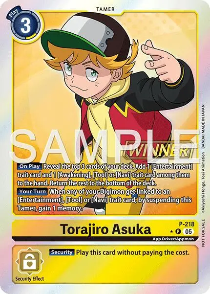Torajiro Asuka [P-218] (Official Store Tournament 2026 Vol. 1 Winner) [Promotional Cards] 1
