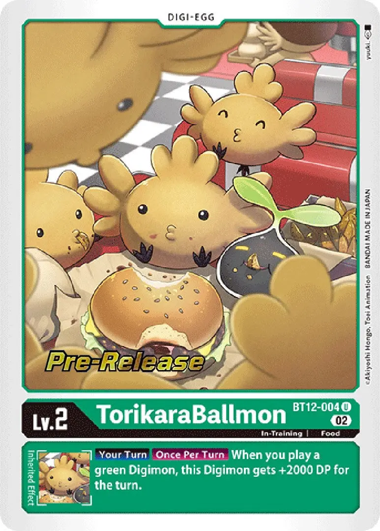Torikaraballmon [Bt12-004] [Across Time Pre-Release Cards] 1