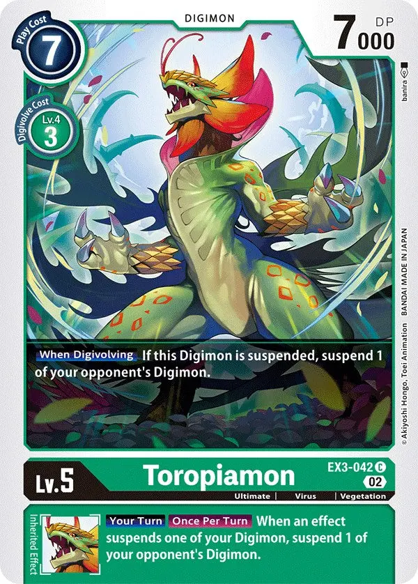 Toropiamon [Ex3-042] [Draconic Roar] 1