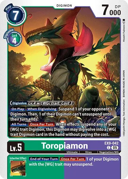 Toropiamon [Ex9-042] [Versus Monsters] 1