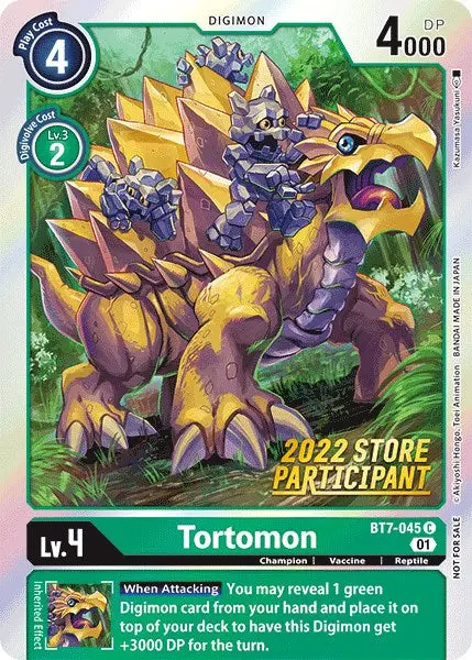 Tortomon [Bt7-045] (2022 Store Participant) [Next Adventure Promos] 1