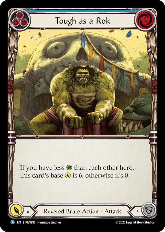 Tough As A Rok (Blue) (Regular) [Pen285] (Compendium Of Rathe) 1