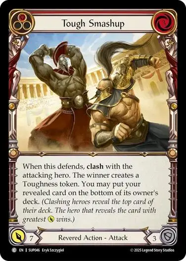 Tough Smashup (Red) [Sup046] (Super Slam)  Rainbow Foil 1