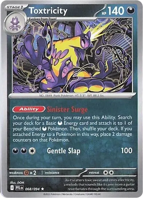 Toxtricity (068/094) [Mega Evolution: Phantasmal Flames] 1
