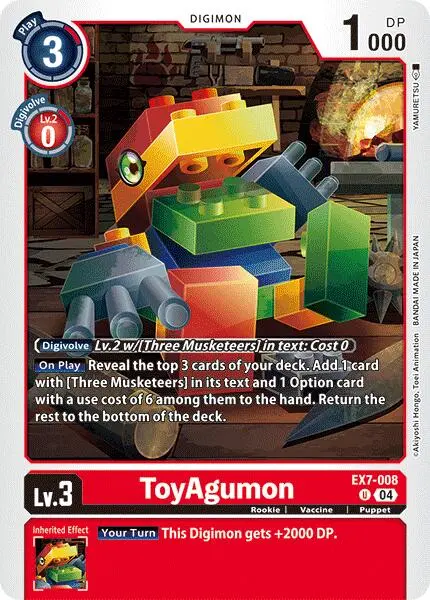 Toyagumon [Ex7-008] - Ex7-008 [Digimon Liberator] 1
