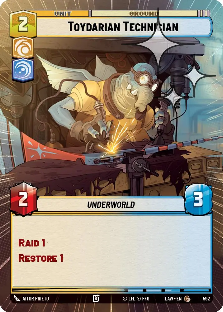 Toydarian Technician (592) (Hyperspace Foil) (592) [A Lawless Time] 1