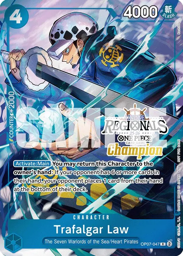 Trafalgar Law (Online Regional Champion Card Set 2025 Vol.2) [One Piece Promotion Cards] 1