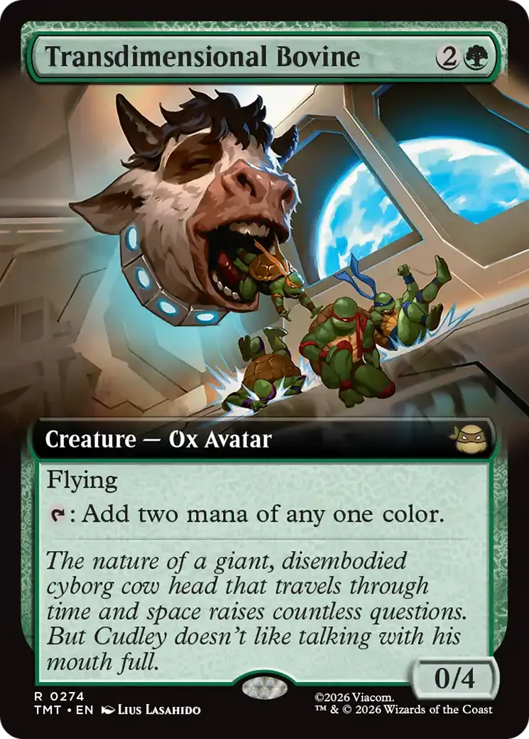 Transdimensional Bovine (Extended Art) [Teenage Mutant Ninja Turtles] 1