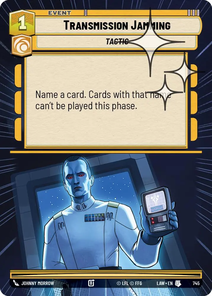 Transmission Jamming (745) (Hyperspace Foil) (745) [A Lawless Time] 1