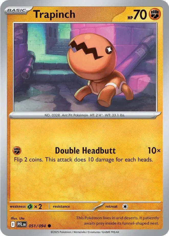 Trapinch (051/094) [Mega Evolution: Phantasmal Flames] 1