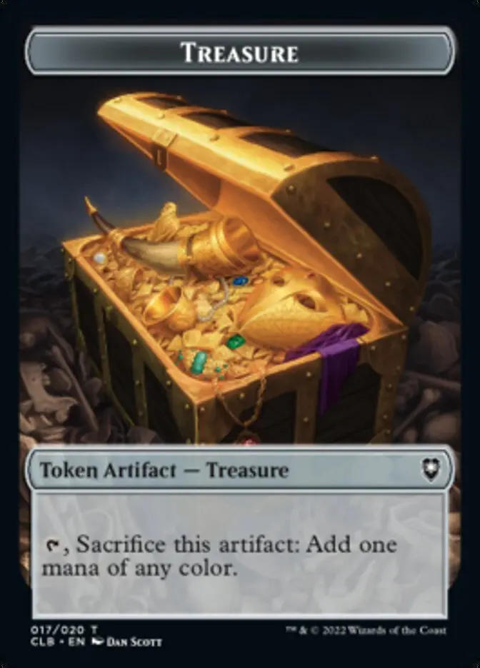 Treasure // Rabbit Double-Sided Token [Commander Legends: Battle For Baldur's Gate Tokens] 1