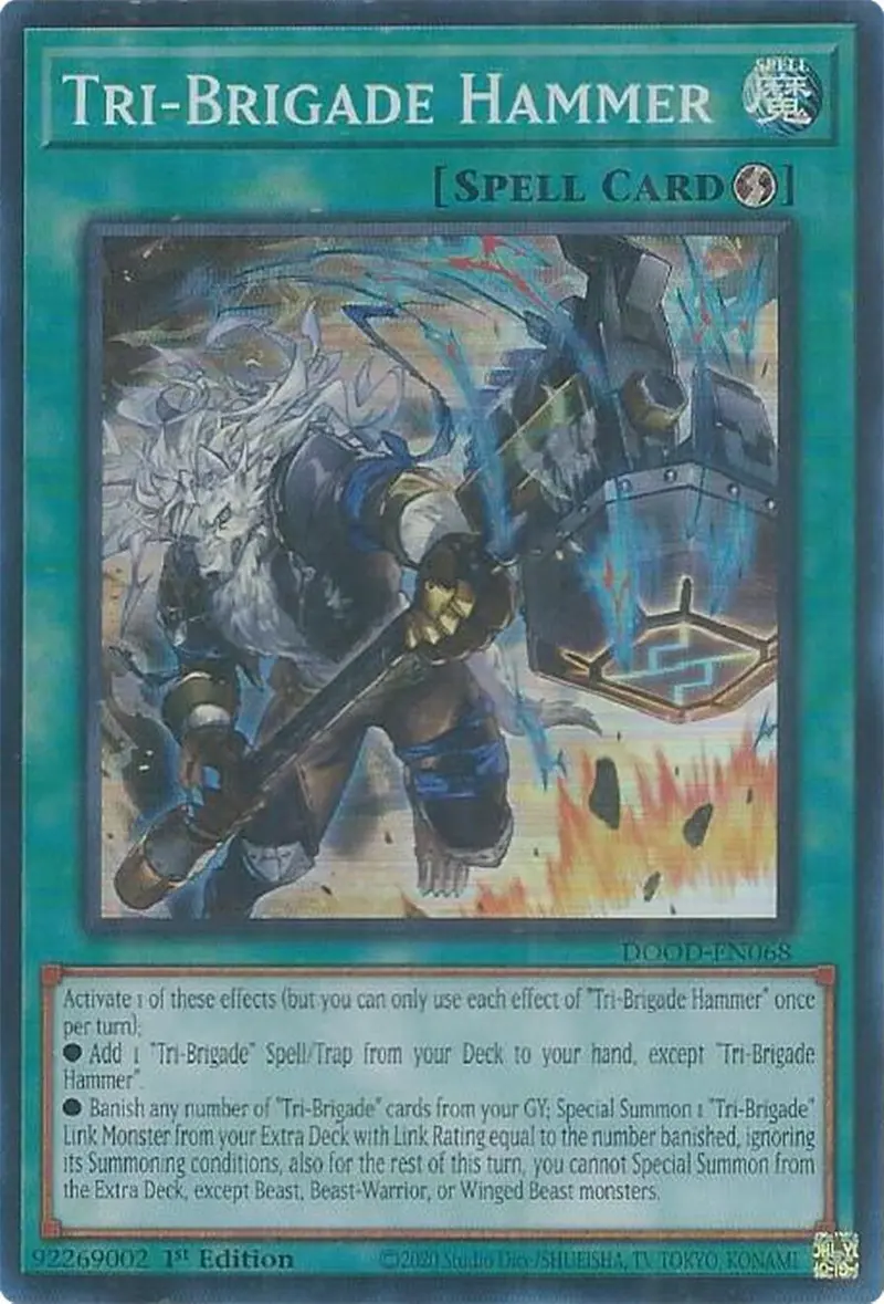 Tri-Brigade Hammer [Dood-En068] Super Rare 1