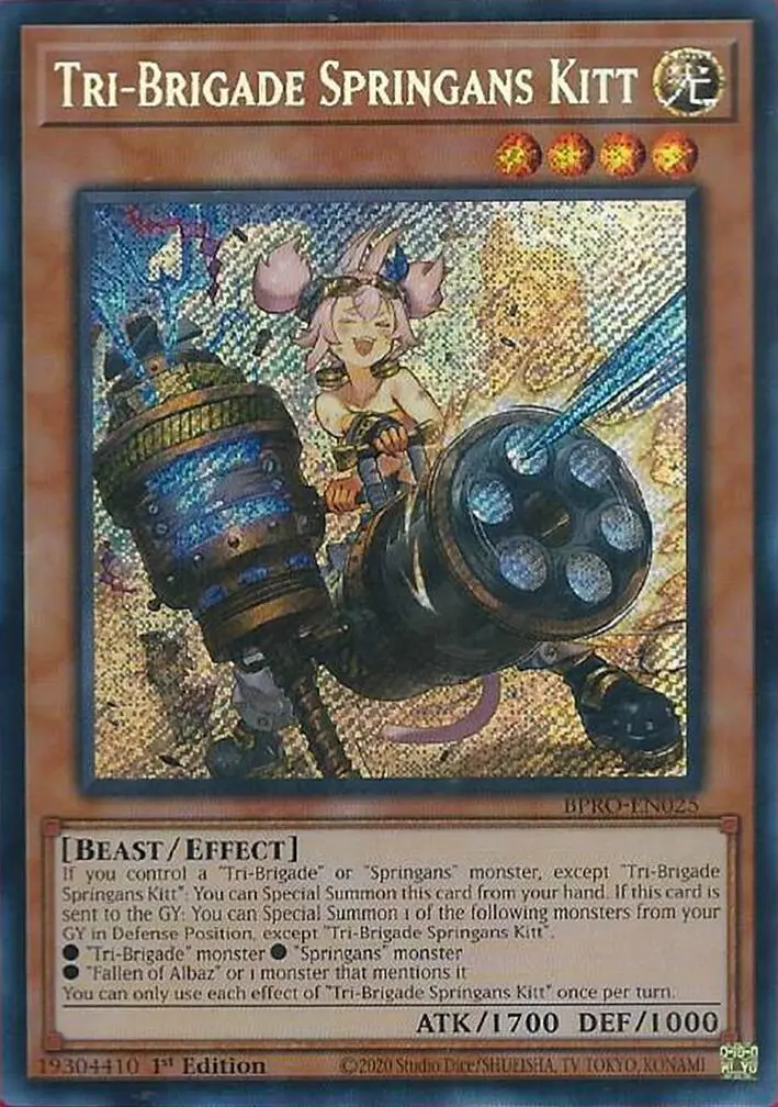 Tri-Brigade Springans Kitt [Bpro-En025] Secret Rare 1