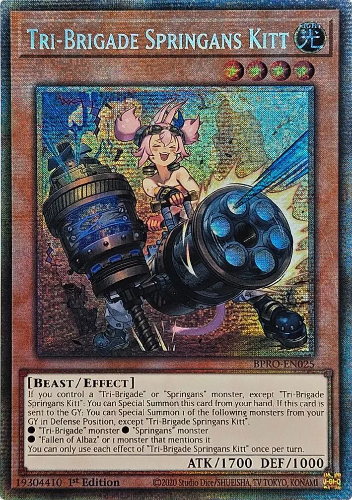 Tri-Brigade Springans Kitt (Starlight Rare) [Bpro-En025] Starlight Rare 1