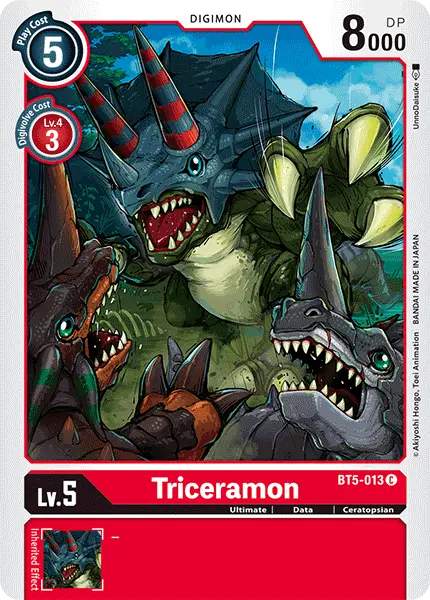 Triceramon [Bt5-013] [Battle Of Omni] 1