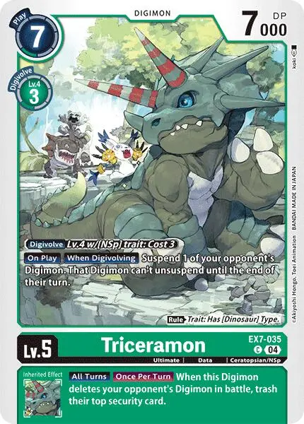 Triceramon [Ex7-035] [Digimon Liberator] 1