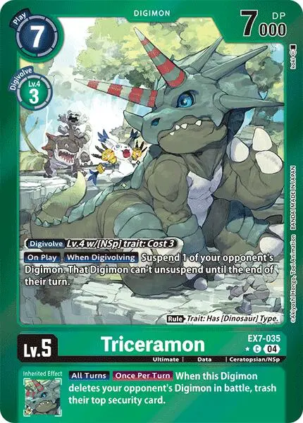 Triceramon [Ex7-035] (Foil) [Digimon Liberator] 1