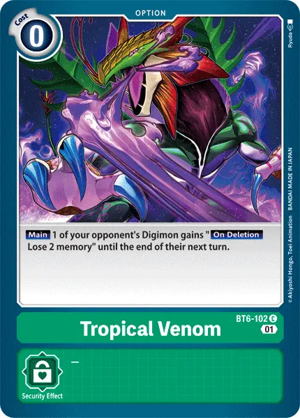 Tropical Venom [Bt6-102] [Double Diamond] 1