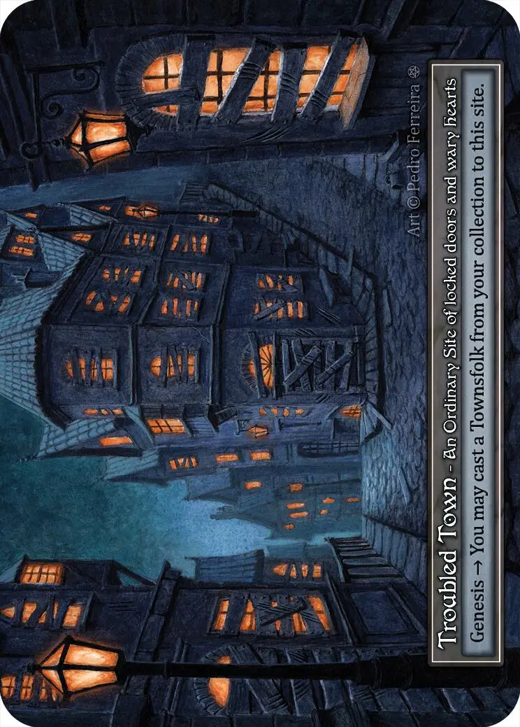 Troubled Town (Foil) [Gothic] 1