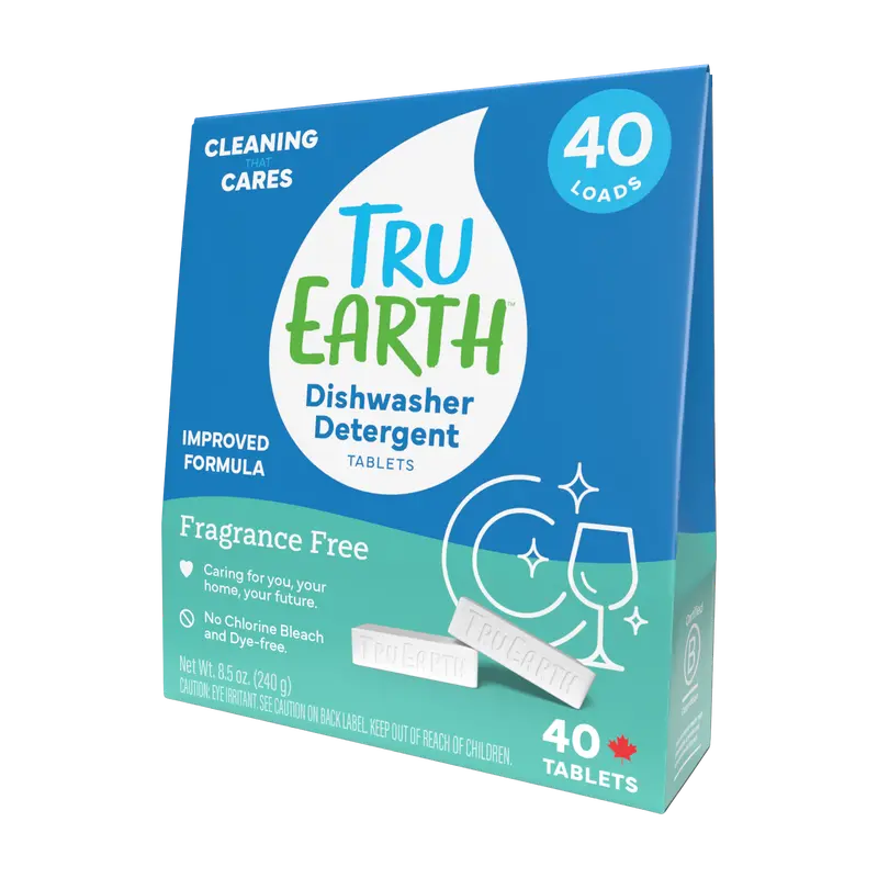 Tru Earth Dishwasher Detergent Tablets - Fragrance-Free / 40 Tablets 1