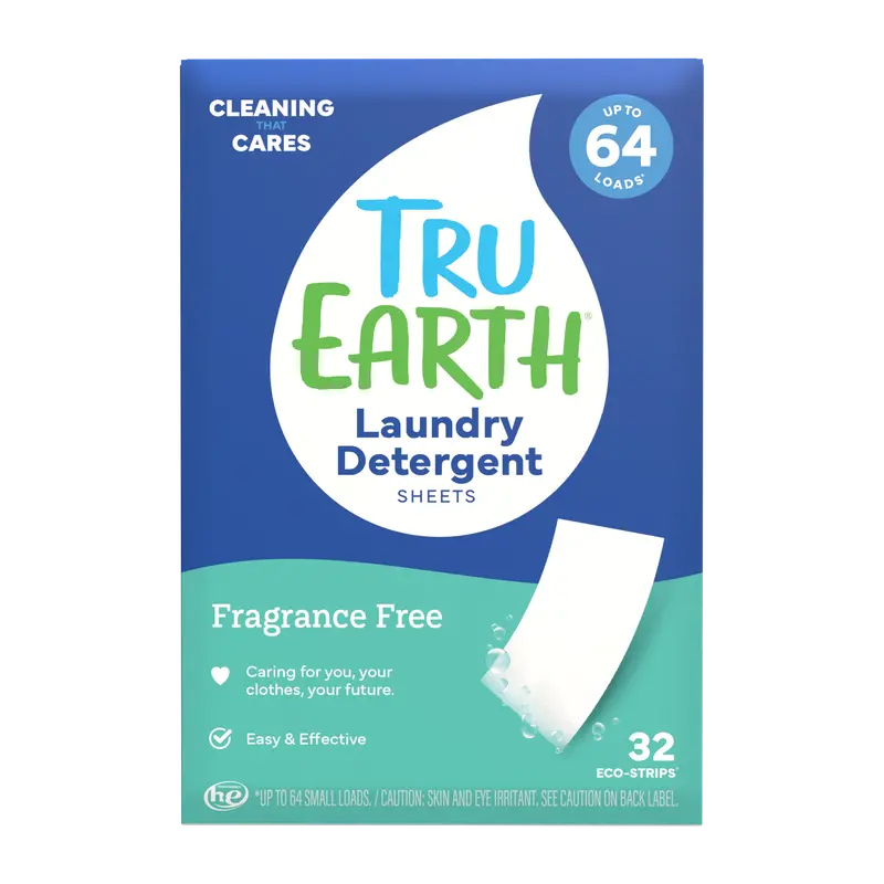 Tru Earth Laundry Detergent - Fragrance-Free / 32 Strips 1