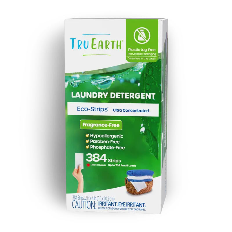 Tru Earth Laundry Detergent - Fragrance-Free / 384 Strips 1